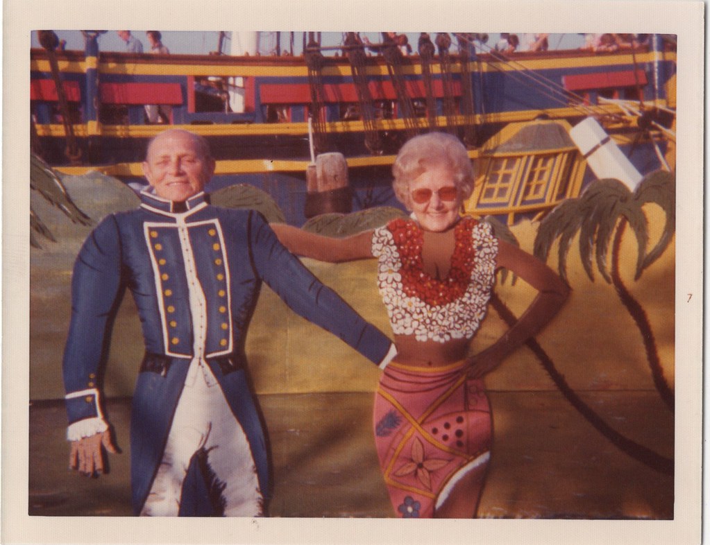Captain Bligh And His Mistress,Posing At The Amusement Park (Or Wherever) [Recent Purchase]