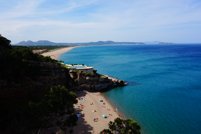 View North from Cala de l'Illa Roja (Playa Nudista) - Walking the Cami de Ronda from Sa Tuna to Illa Roja - Begur, Emporda, Catalunya