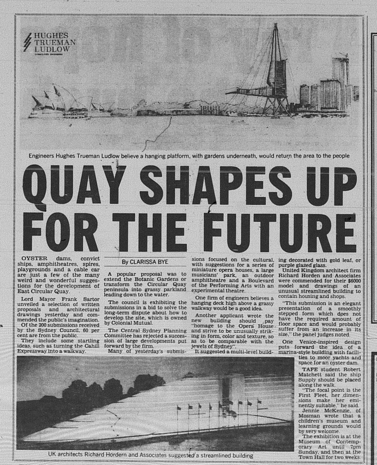 East Circular Quay March 4 1992 daily telegraph