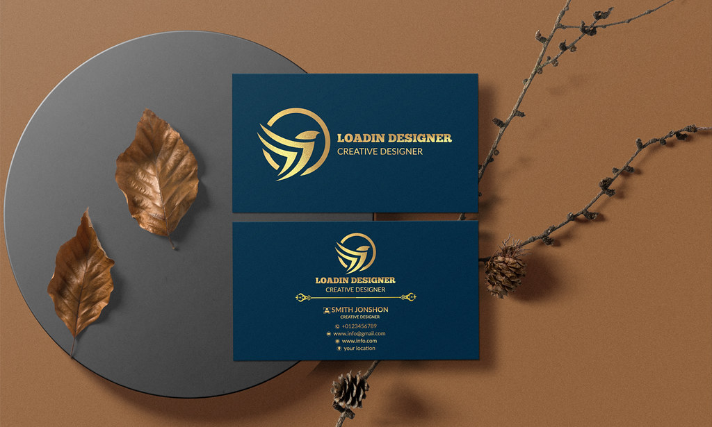 I will design a business card for foil print and luxury