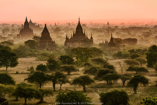 Bagan sunrise, Myanmar