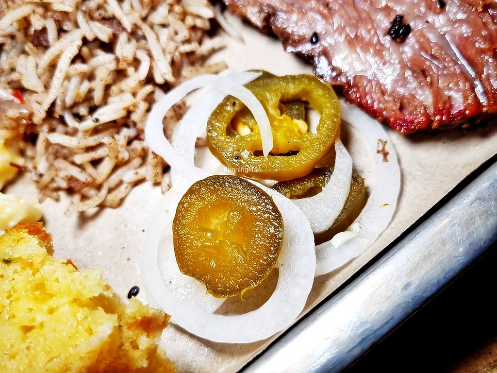 Portion Of White Onions & Jalapenos
