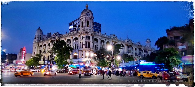 Night Scape of Kolkata City