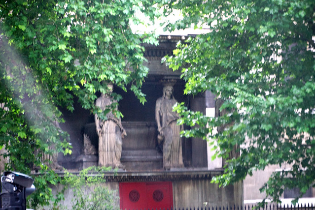 DSC_4970 London Bus Route #205 Euston Road St Pancras New Church consecrated in 1822 The Inwoods drew on two ancient Greek monuments for their inspiration