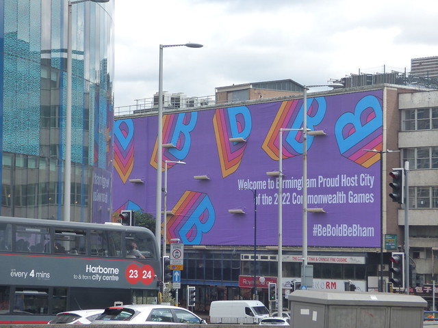 The complete Smallbrook Queensway wrap for Birmingham 2022