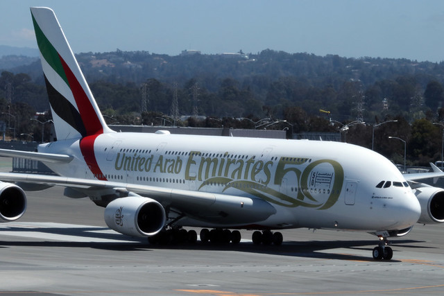 A380 A6-EVG Emirates - San Francisco 2022
