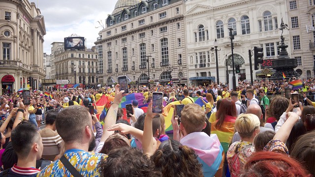 Piccadilly Circus, London Pride