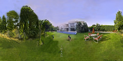Early Morning Playtime With Neo, My Brother's German Shepherd Puppy (360°x360° VR) - IMRAN™ - (My 126th Flickr Explore!)