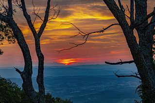2022.07.04.1320.D850 Sunset Over the Great Valley of Virginia