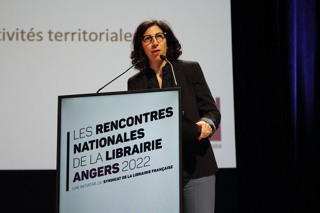 Rima Abdul-Malak, ministre de la Culture - Rencontres nationales de la librairie 2022 - Angers