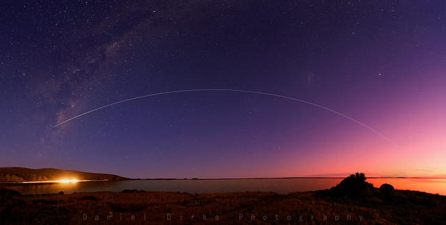 International Space Station Fly-over