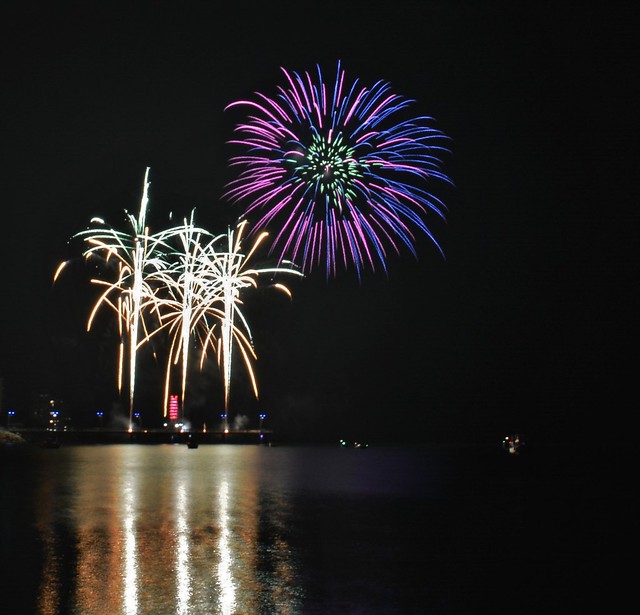 Fireworks, Canada Day, Spencer Smith Park, Burlington, ON