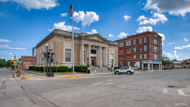 East Side Of Courthouse Square, Lincoln, Illinois