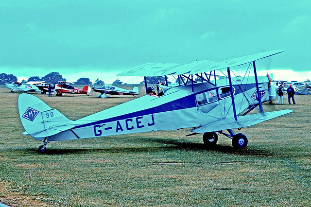 G-ACEJ   De Havilland DH.83 Fox Moth [4069] Sywell~G 04/09/2011