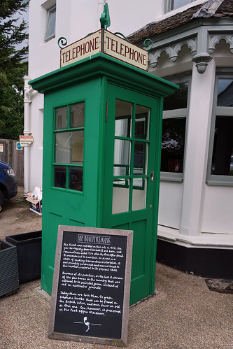 Green Telephone Kiosk