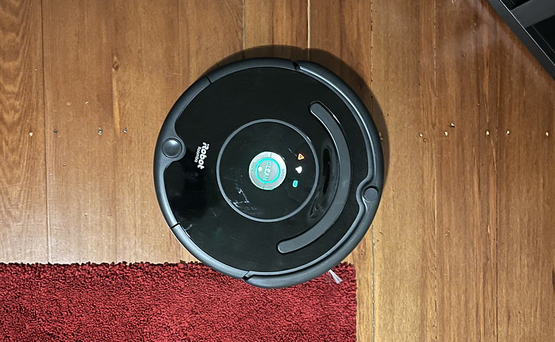 The Roomba claims it's stuck on a cliff
