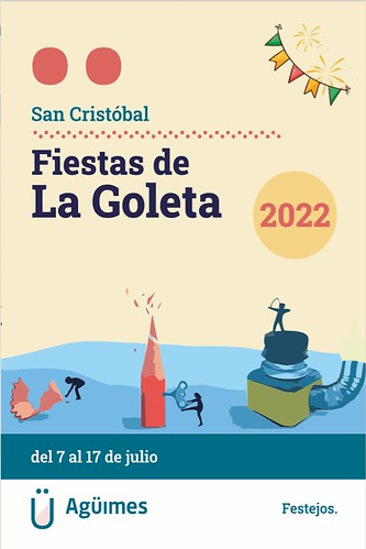Cartel de las fiestas en honor a San Cristóbal en La Goleta
