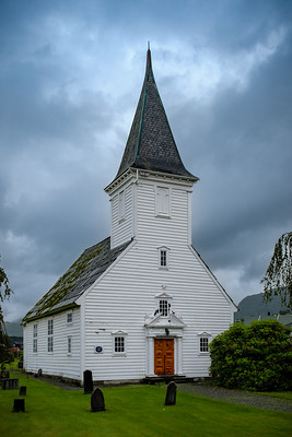 Gjerde Church(from 1676), Etne - Norway