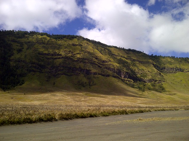 Volcanic sand dunes & savanna, during rainy season the plateau is covered by ferns, a new life begin