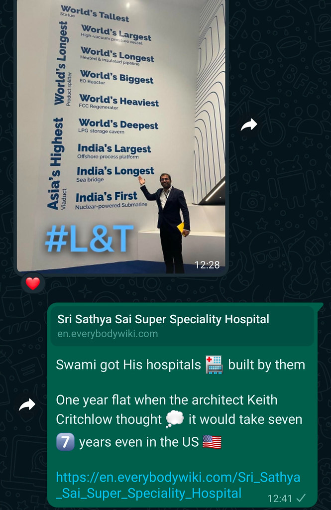 L&T and Hospitals of Swami