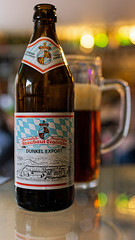 Bottle of German Dunkel Beer ( The Broken Seal Tap Room - Stevenage (OM1 & Olympus M.Zuiko 25mm f1.2 Prime)