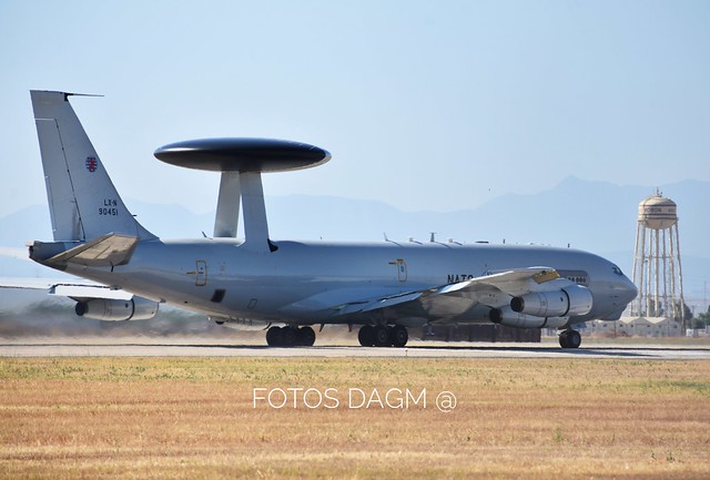 BOEING E-3A SENTRY (c/n 22846) NATO-OTAN / AIRBORNE EARLY WARNING FORCE (LX-N90451) / BASE AÉREA DE MORÓN (LEMO) ESPAÑA-SPAIN