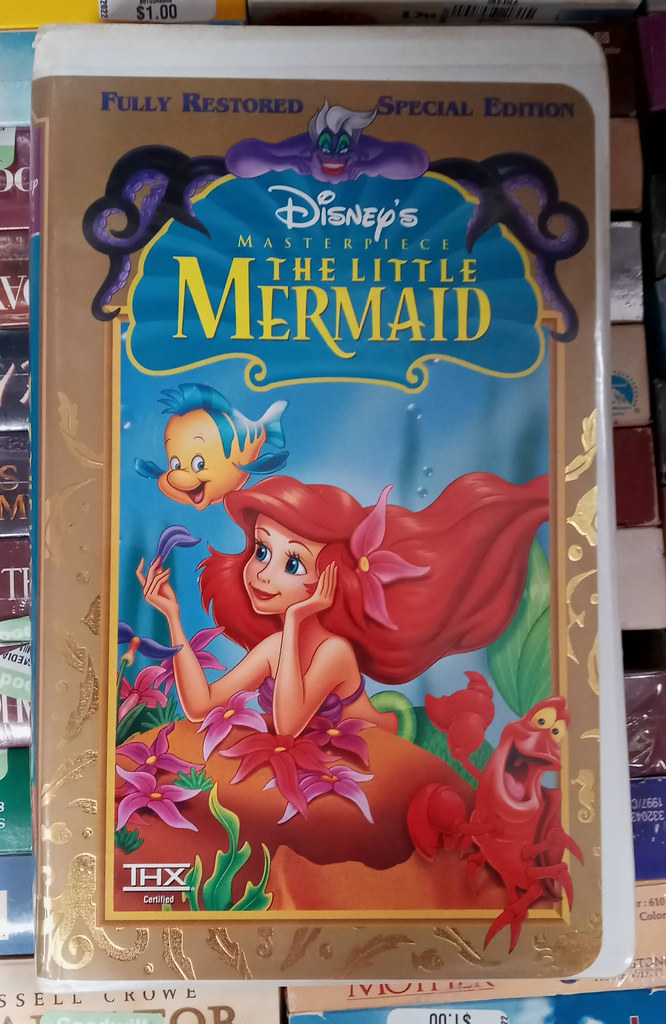 Walt Disney VHS SPECIAL EDITION The Little Mermaid MASTERPIECE ...