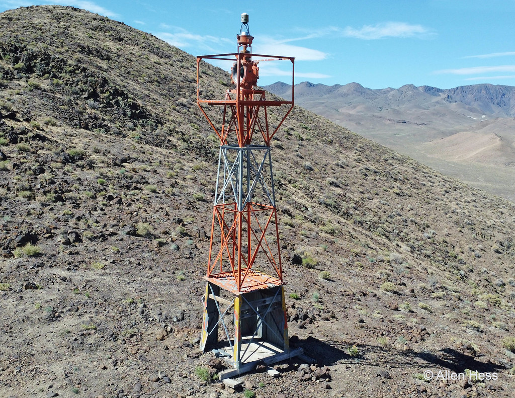 Nv Fernley - Abandoned Air Mail Beacon------2022-0611-9016