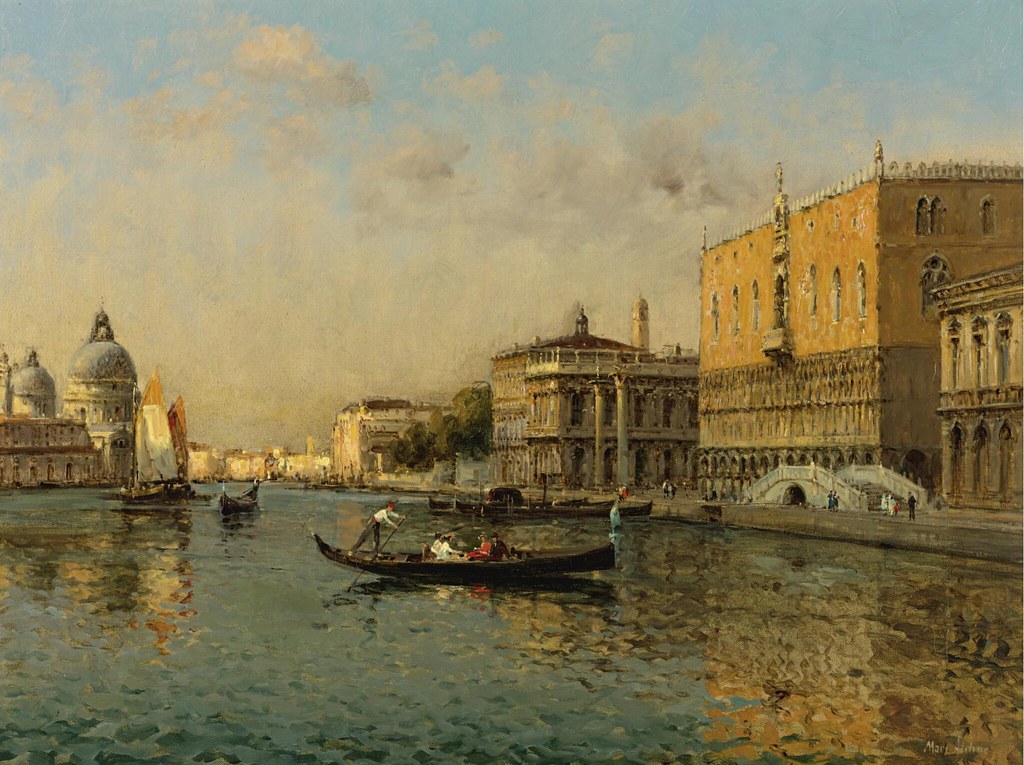 Marc Aldine «View of the Basin of San Marco»