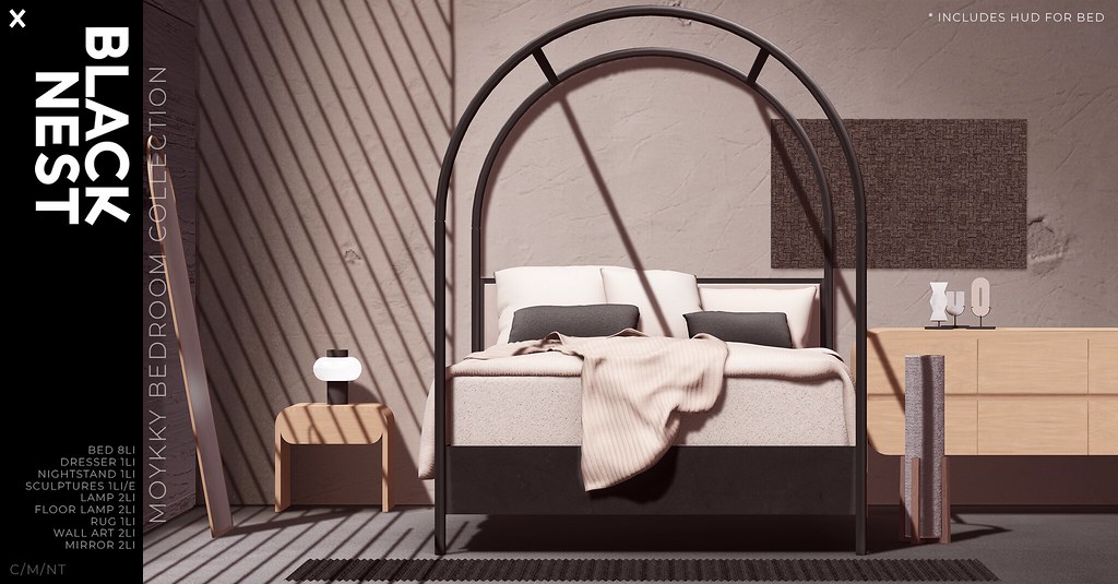 BLACK NEST / Moykky Bedroom Collection  @Collabor88