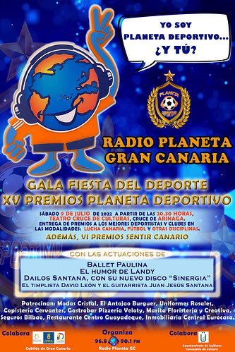 Cartel promocional de los XV Premios Planeta Deportivo