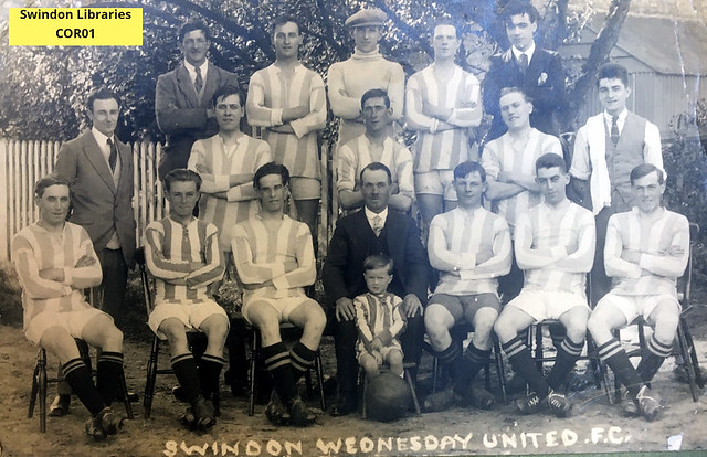 c.1910?: Swindon Wednesday United FC (postcard)