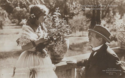 Mary Johnson and Gustav Fredrikson in Mästerkatten i stövlar