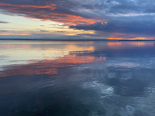 Sunset on Lake Champlain, VT