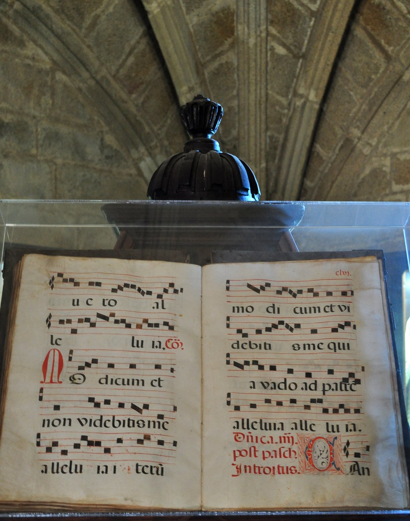 Antiphonaire, co-cathédrale Sainte Marie, XVe-XVIe siècles, Caceres, province de Caceres, Estrémadure, Espagne.
