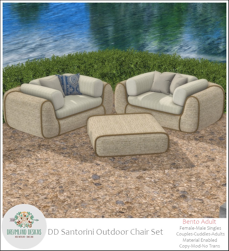 DD Santorini Outdoor Chair Set-Adult Ad