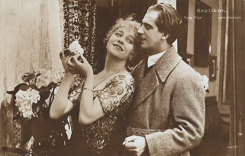 Tora Teje and Lars Hanson in Erotikon (1920)
