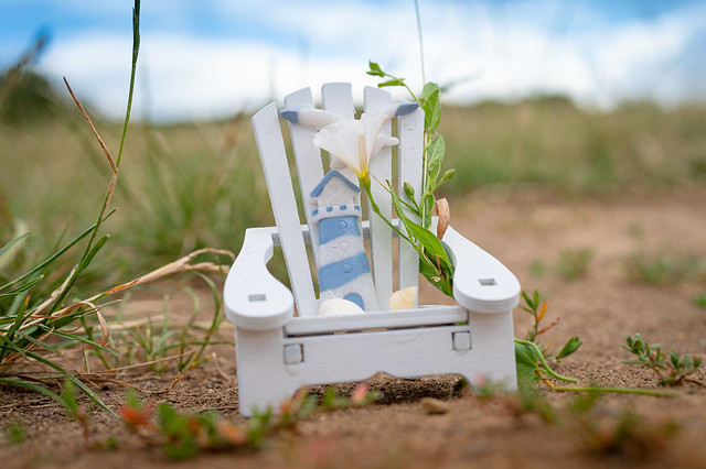 Little wooden chair in the field - My entry for todays 