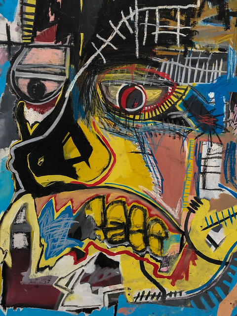 1981, Jean-Michel Basquiat, Untitled (detail) -- The Broad (Los Angeles)