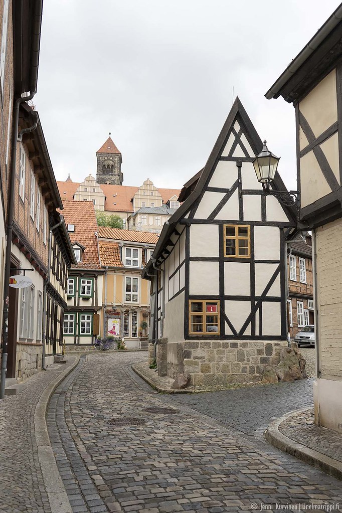 Kapea ristikkotalo Quedlinburgissa