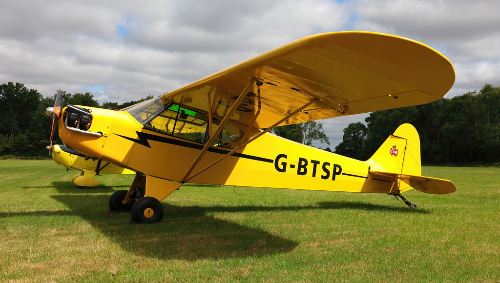 Piper J-3C-65 Cub G-BTSP West Tisted Fly In 2022 | Richard Davies | Flickr