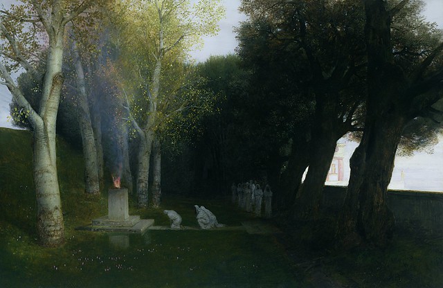 Arnold Böcklin, Heiliger Hain, [Holy Grove], version II, 1886