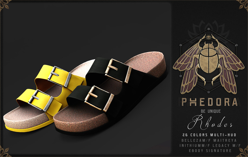 Phedora. – "Rhodes" Unisex Sandals NEW MAINSTORE RELEASE for 60L$ HAPPY WEEKEND ♥