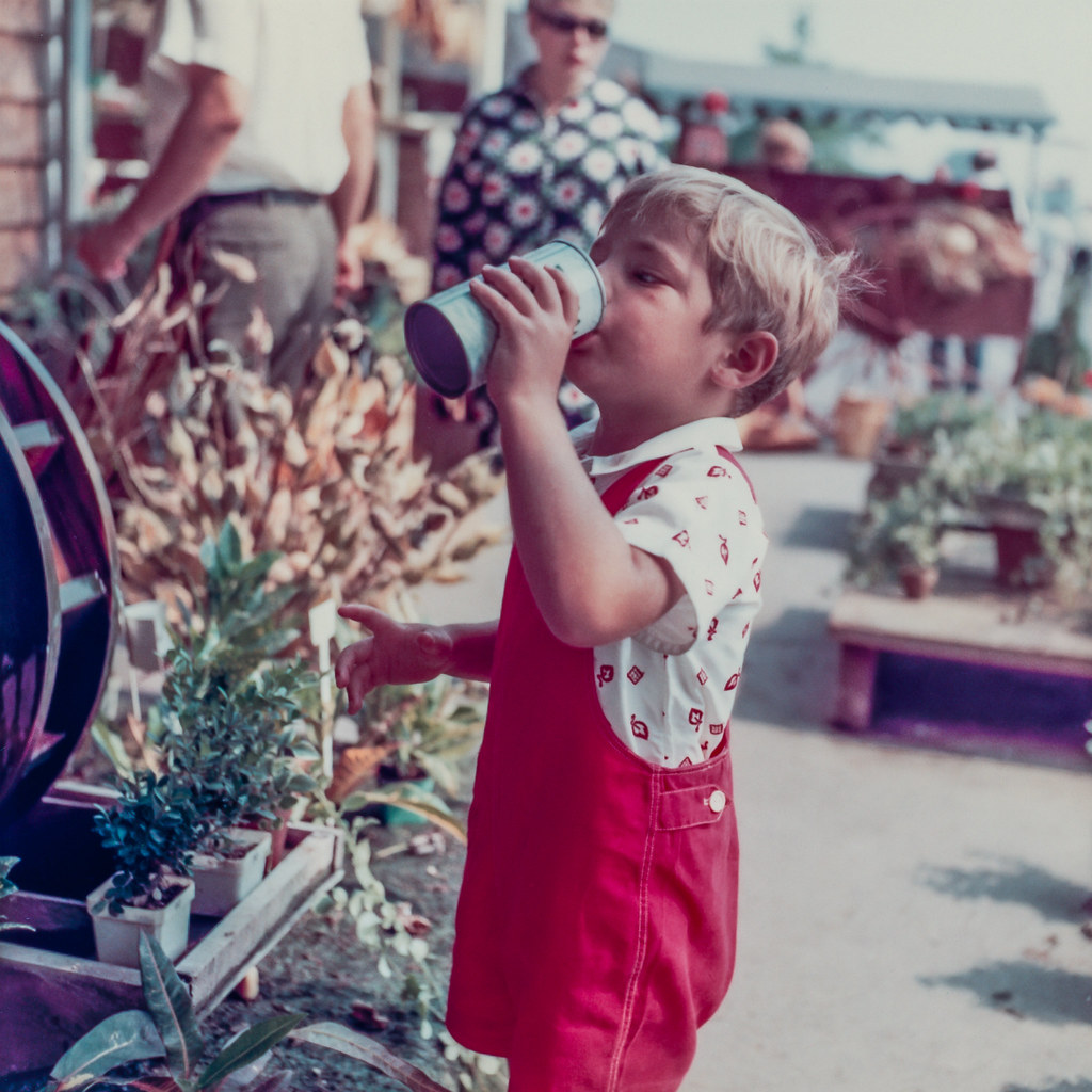 Boy Drinking Fresca [December 1968]