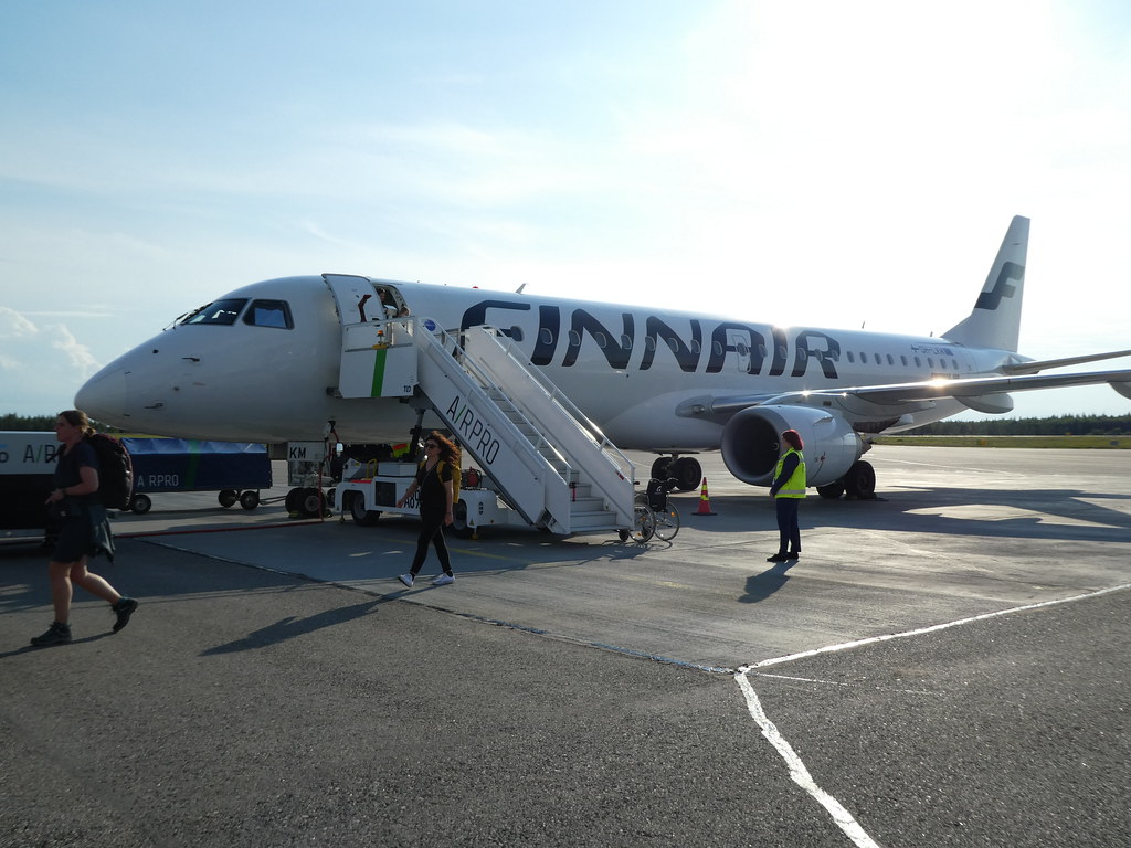 Finnair flight from Helsinki to Kittilä
