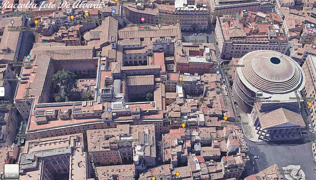 1655 2022 Palazzo Serlupi Crescenzi b,  S. Maria Sopra Minerva ed il Pantheon, foto De Alvariis by Google Maps