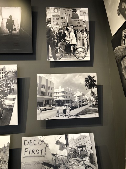 Controversy over art deco demolition, archival photos, HistoryMiami Museum, Miami, Florida