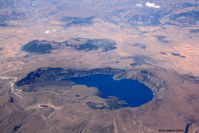 Lake Nemrut & Mount Nemrut Volcanic Caldera, Bitlis Province, Southeastern Turkey,