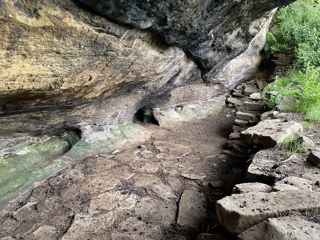 Saint Molaise cave Holy Isle Scotland