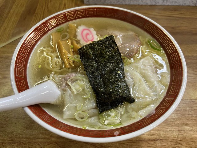 Wonton noodles, Chinese cuisine Eiryu, Sakurajōsui